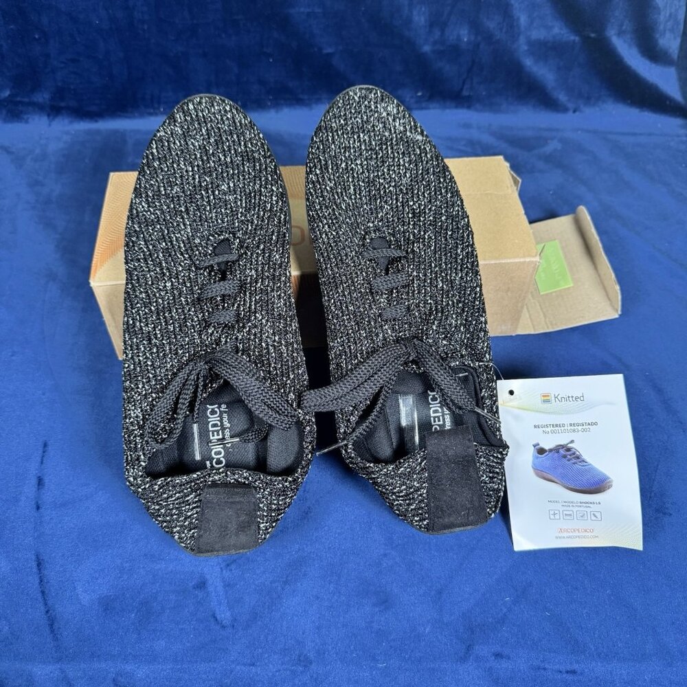 Arcopedico Knit Lace-up TM Starry Black EU 42 US 9.5